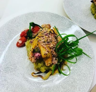 Olive & Feta Crusted Chick Breast