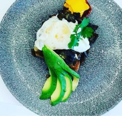 Poached eggs & Mushrooms on Toast