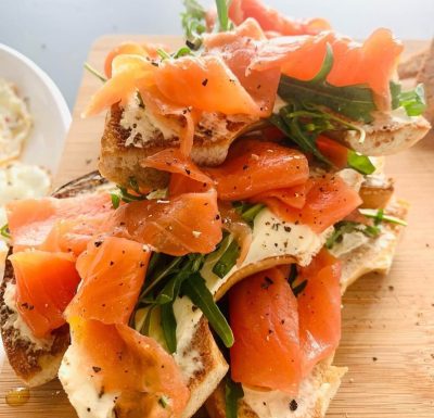 Smoked Salmon Bagel